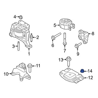 Lincoln OE - Rear Engine Mount Nut