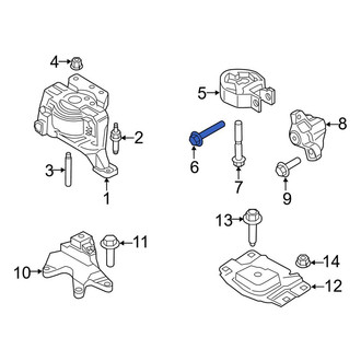 Lincoln OE - Engine Torque Strut Mount Bolt