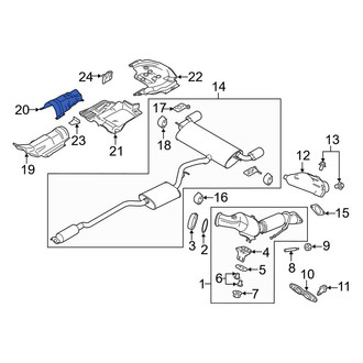 Lincoln OE - Front Floor Pan Heat Shield
