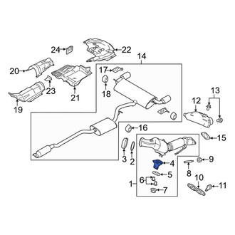 Lincoln OE - Catalytic Converter Bracket