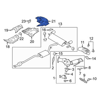 Lincoln OE - Rear Floor Pan Heat Shield