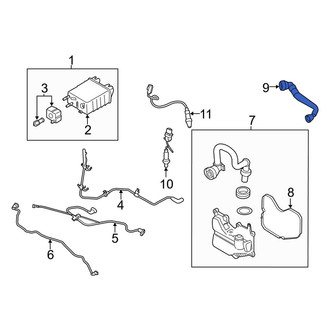 Lincoln OE - Evaporative Emissions System Lines