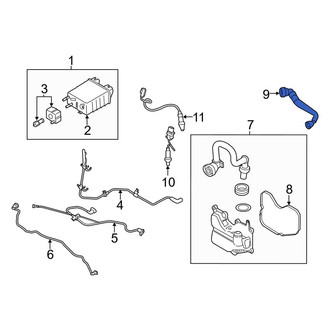 Lincoln OE - Evaporative Emissions System Lines