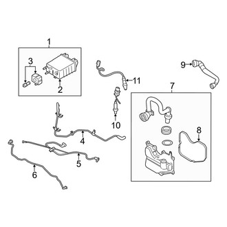 Lincoln OE - Emission System - Emission Components (2.3L)
