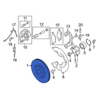 Lincoln OE - Front Disc Brake Rotor