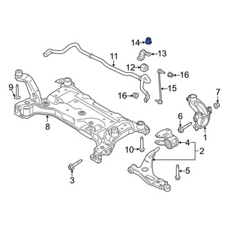 Lincoln OE - Suspension Crossmember Nut