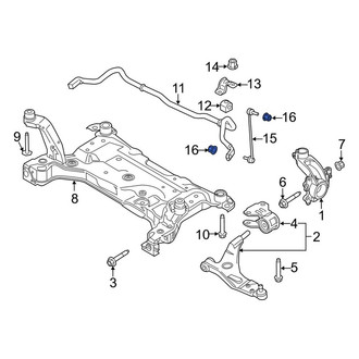 Lincoln OE - Front Suspension Stabilizer Bar Link Nut