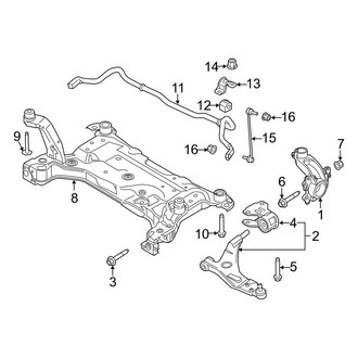 Lincoln OE - Front Suspension - Suspension Components