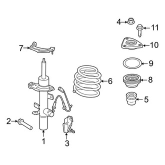 Lincoln OE - Front Suspension - Struts & Components (With Electronic Strut)