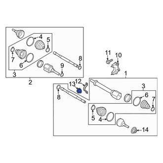 Lincoln OE - Steering Column Nut