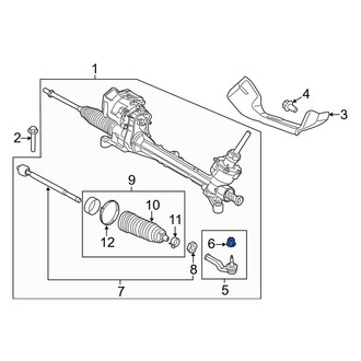 Lincoln OE - Rear Engine Mount Nut