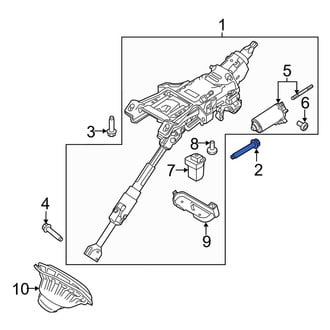 Lincoln OE - Upper Steering Column Bolt