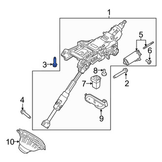 Lincoln OE - Center Steering Column Bolt