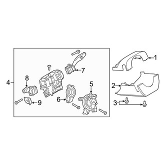 Lincoln OE - Steering Column - Shroud, Switches & Levers