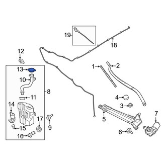 Lincoln OE - Front Washer Fluid Reservoir Cap