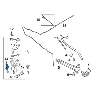 Lincoln OE - Windshield Washer Pump