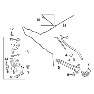 Lincoln OE - Windshield Washer Pump Seal
