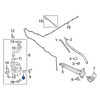 Lincoln OE - Washer Fluid Level Sensor Seal