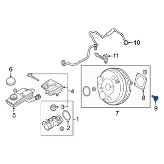 Lincoln OE - Power Brake Booster Pin