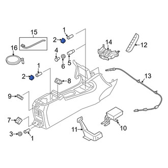 Lincoln OE - Rear Right 12 Volt Accessory Power Outlet Cover