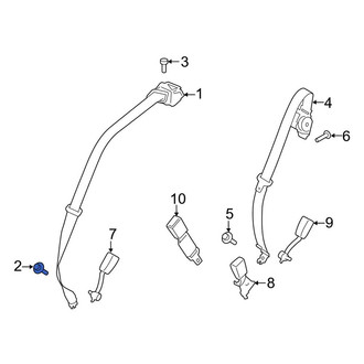 Lincoln OE - Seat Belt Shoulder Belt Bolt