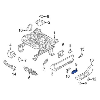 Lincoln OE - Front Left Power Seat Switch