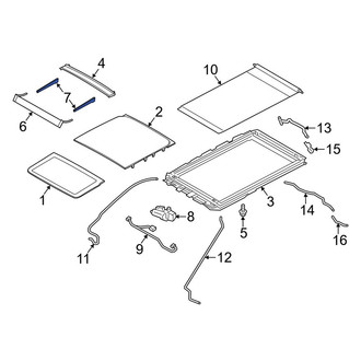 Lincoln OE - Sunroof Guide Jaw