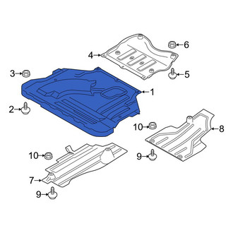 Lincoln OE - Front Floor Pan Splash Shield