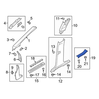 Lincoln OE - Rear Left Door Sill Plate