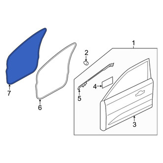 Lincoln OE - Front Inner Door Seal