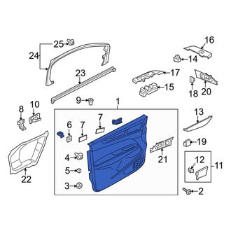Lincoln OE - Front Left Outer Door Outer Panel