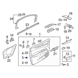 Lincoln OE - Door Interior Trim Panel Retainer