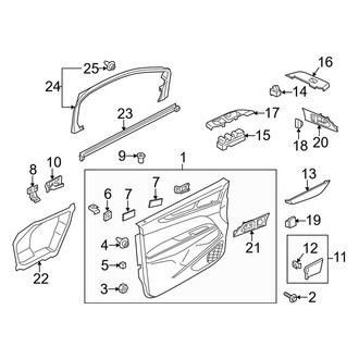 Lincoln OE - Front Door - Interior Trim