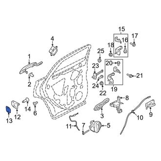Lincoln OE - Door Lock Striker Plate Spacer