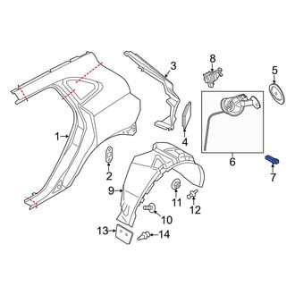 Lincoln OE - Fuel Door Spring