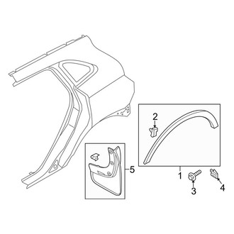 Lincoln OE - Quarter Panel - Exterior Trim