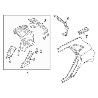 Lincoln OE - Quarter Panel - Inner Structure