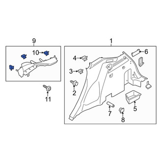 Lincoln OE - Door Sill Plate Clip