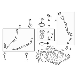 Lincoln OE - Fuel System Components