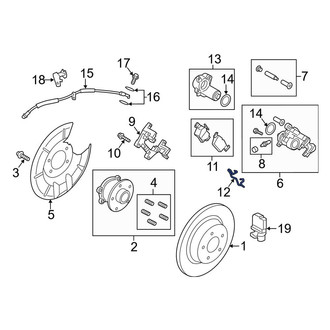 Lincoln OE - Front Disc Brake Anti-Rattle Clip