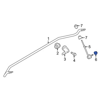 Lincoln OE - Front Suspension Stabilizer Bar Link Nut