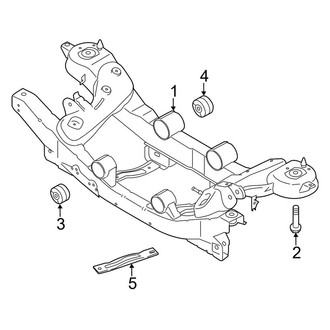 Lincoln OE - Rear Suspension - Suspension Mounting (AWD)