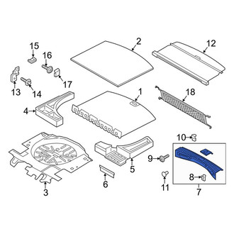 Lincoln OE - Rear Liftgate Trim Scuff Plate