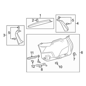 Lincoln OE - Lift Gate - Interior Trim
