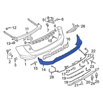 Lincoln OE - Rear Lower Bumper Cover