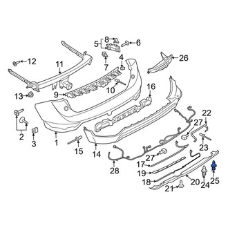 Lincoln OE - Wheel Arch Molding Clip