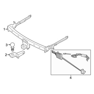 Lincoln OE - Rear Bumper - Trailer Hitch Components (Accessory)