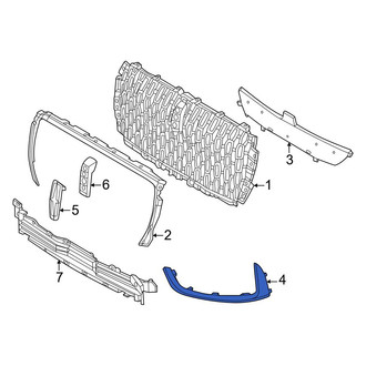 Lincoln OE - Front Upper Grille Molding