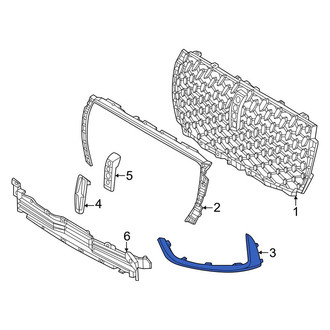 Lincoln OE - Front Upper Grille Molding