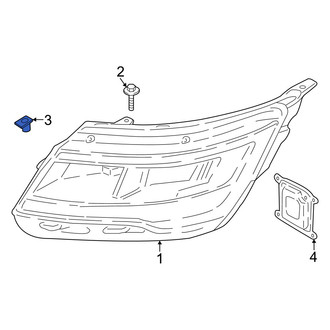 Lincoln OE - Headlight Mounting Nut
